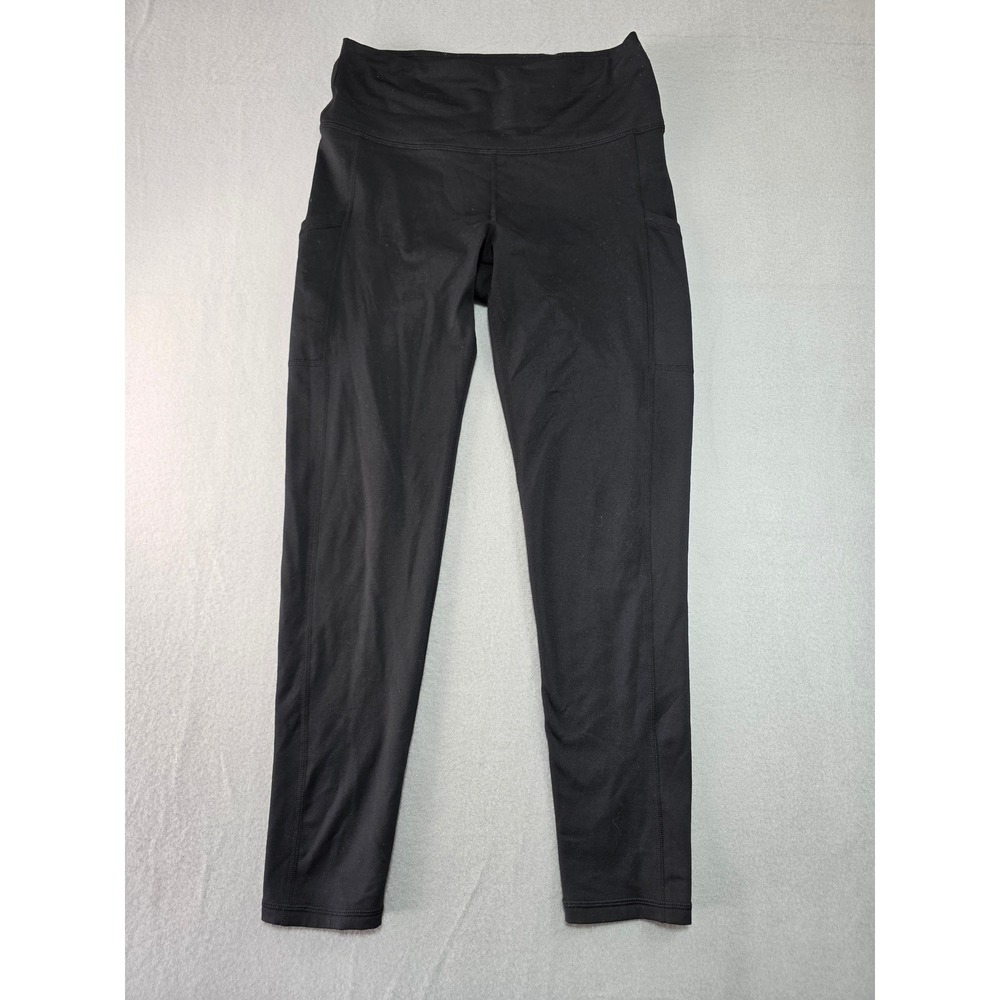 Aerie Chill Play Move Black High Waisted Leggings with Pockets Womens Large
